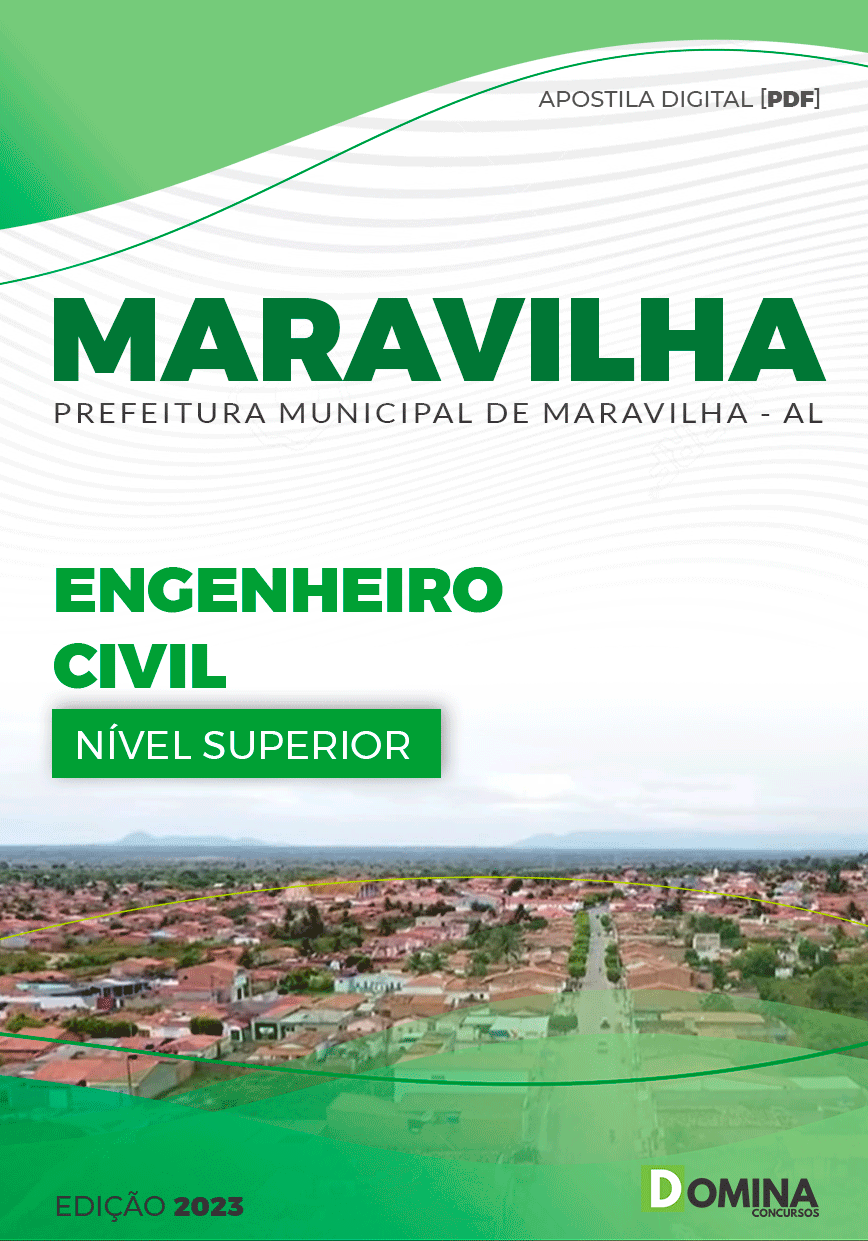 Apostila Digital Pref Maravilha AL 2023 Engenharia Civil