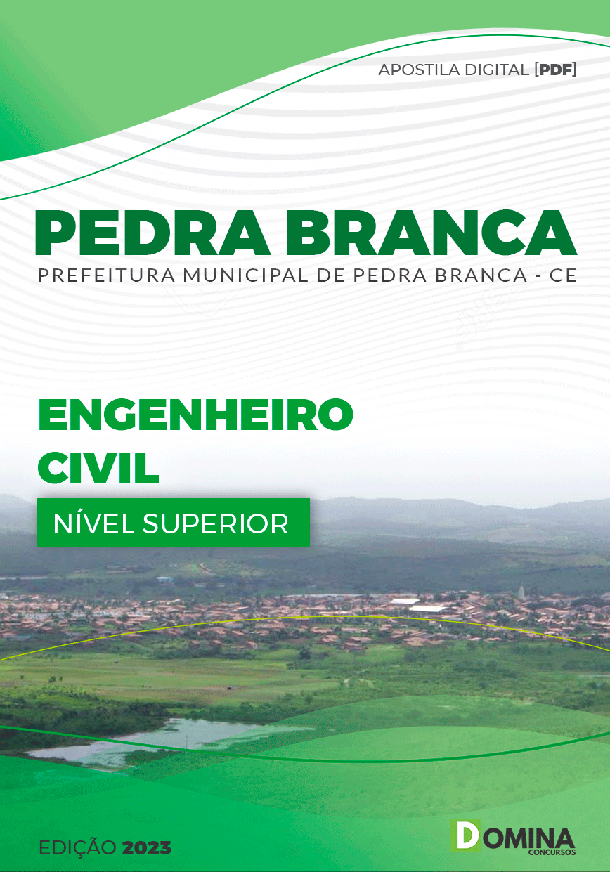 Apostila Concurso Pref Pedra Branca CE 2023 Engenheiro Civil