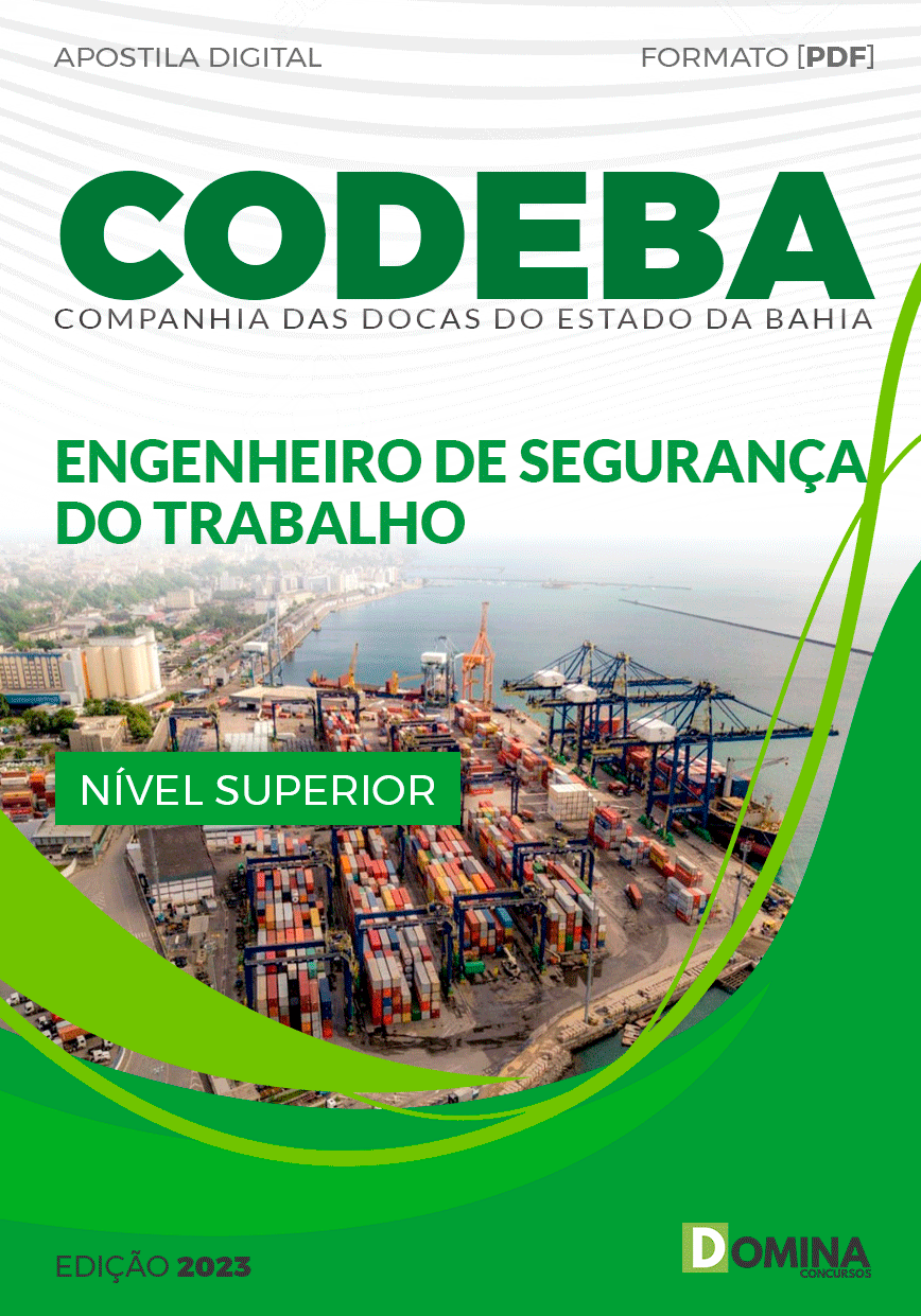 Apostila CODEBA BA 2023 Engenheiro de Segurança do Trabalho