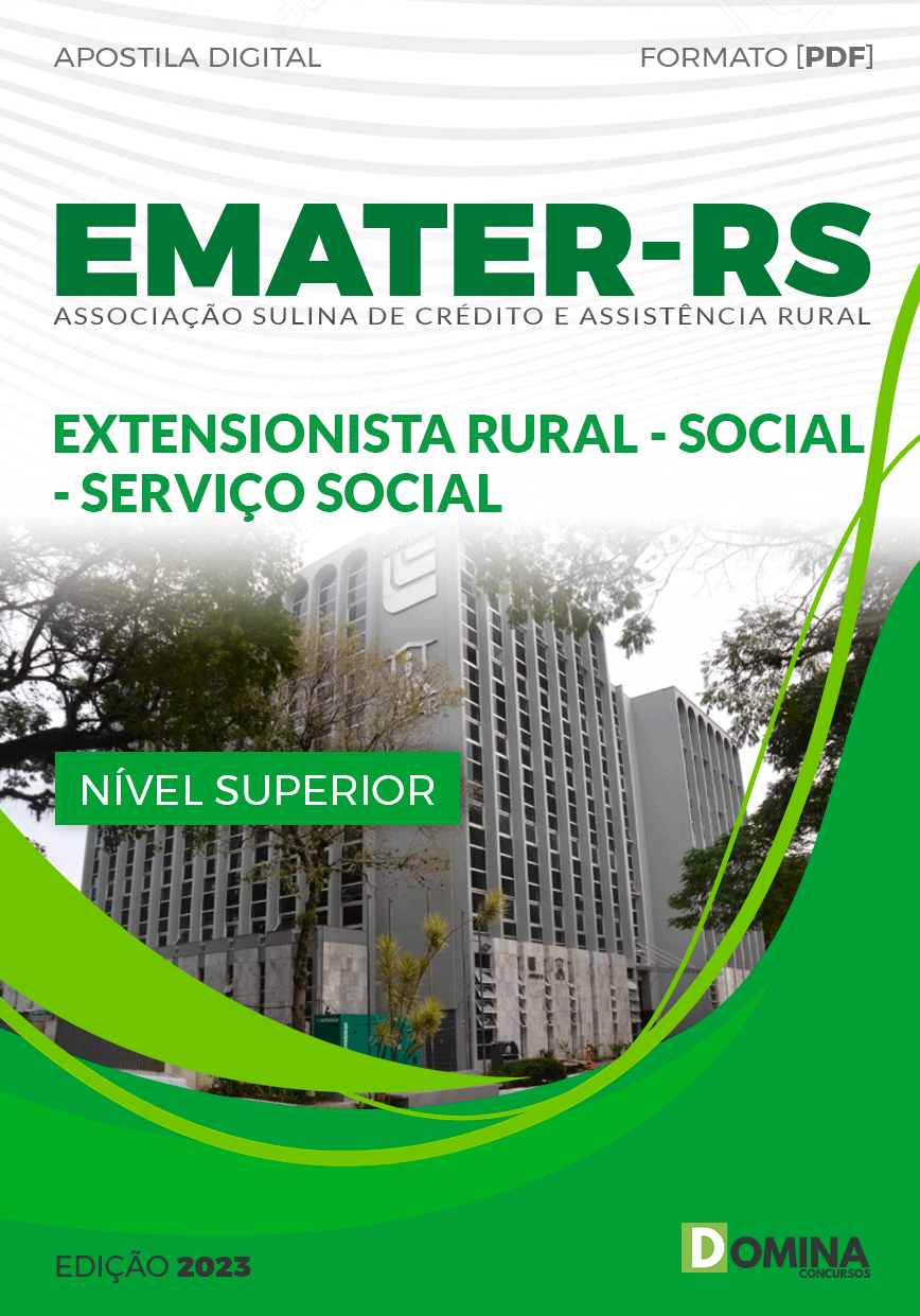 Apostila Emater RS 2023 Extensionista Rural Social Serviço Social