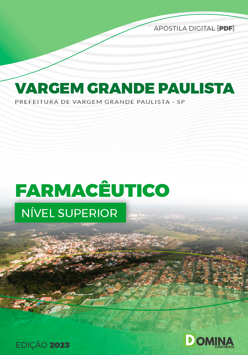 Apostila Pref Vargem Grande Paulista SP 2023 Farmacêutico
