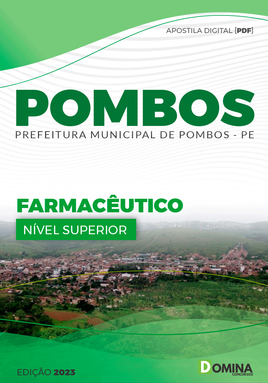 Apostila Concurso Pref Pombos PE 2023 Farmacêutico
