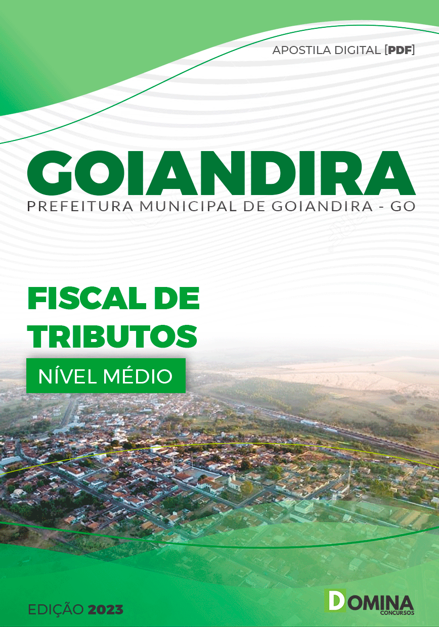 Apostila Pref Goiandira GO 2023 Fiscal Tributo