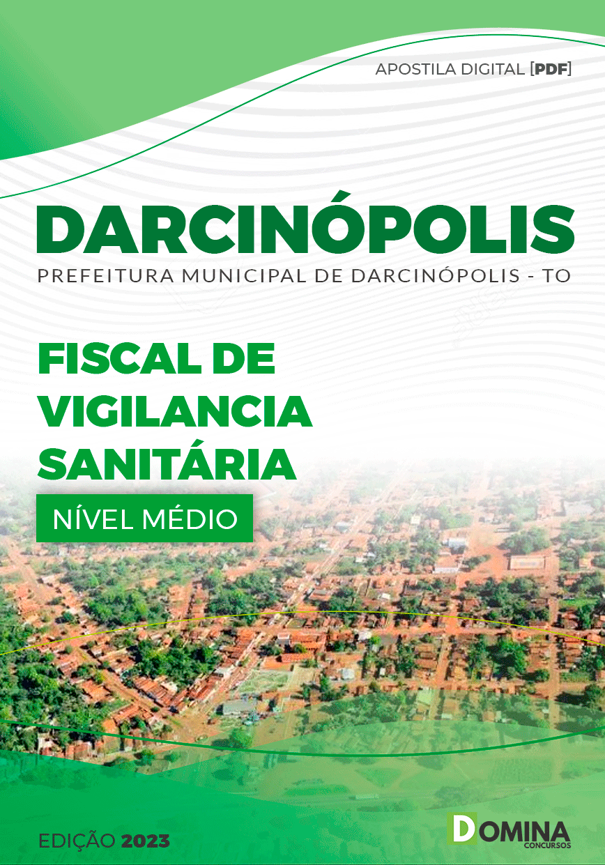 Apostila Pref Darcinópolis TO 2023 Fiscal Vigilância Sanitária