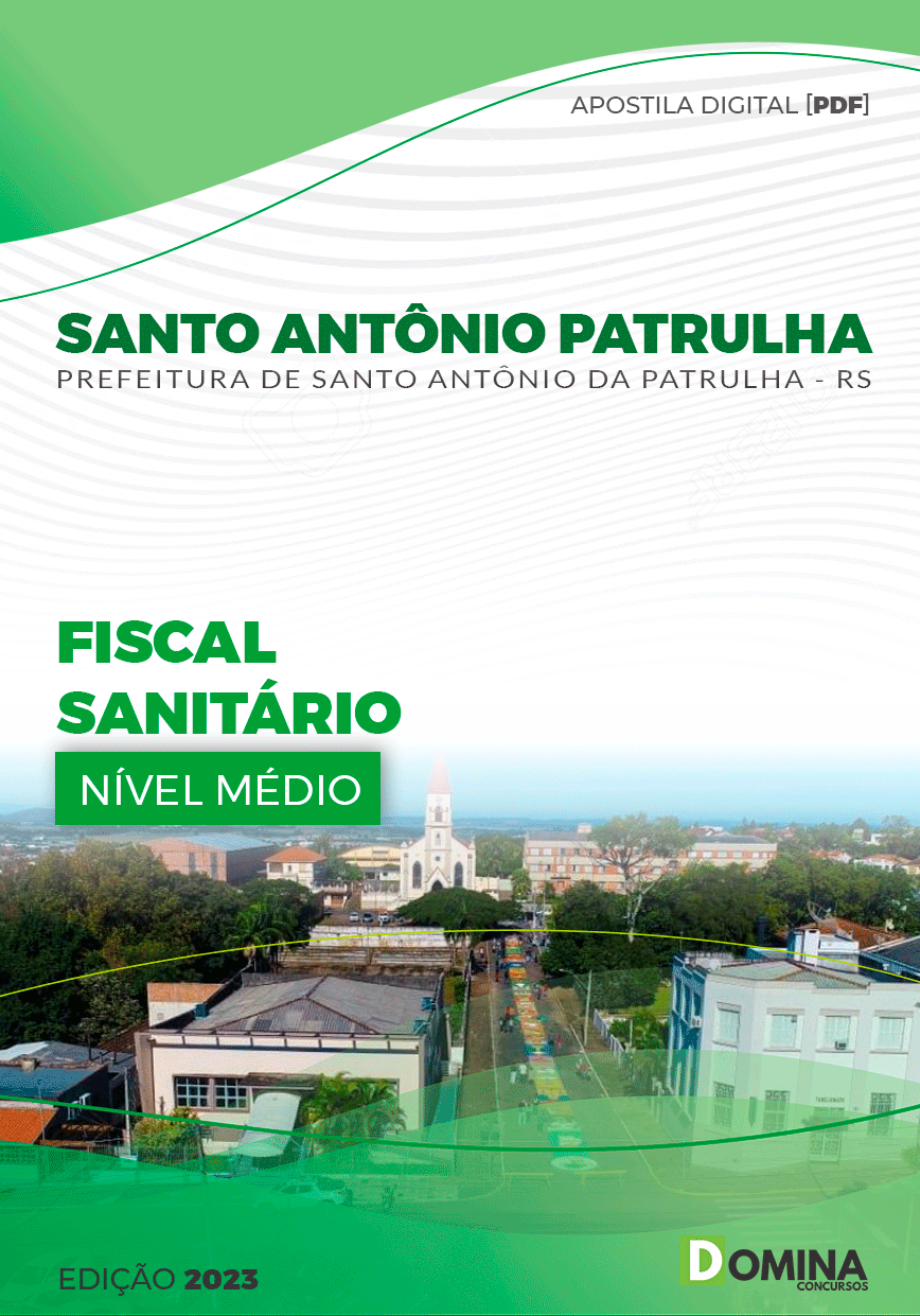 Apostila Pref Santo Antônio da Patrulha RS 2023 Fiscal Sanitário