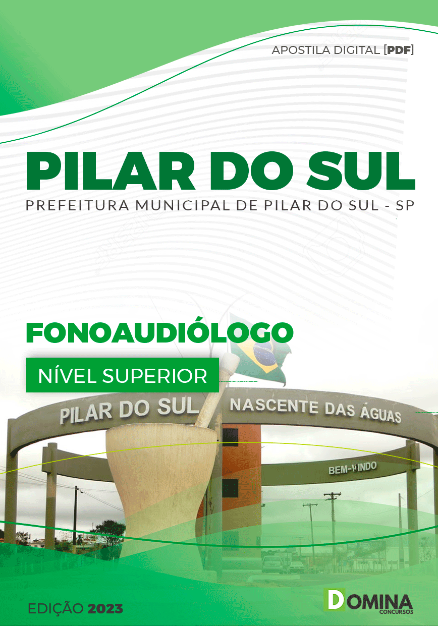 Apostila Pref Pilar do Su SP 2023 Fonoaudiólogo