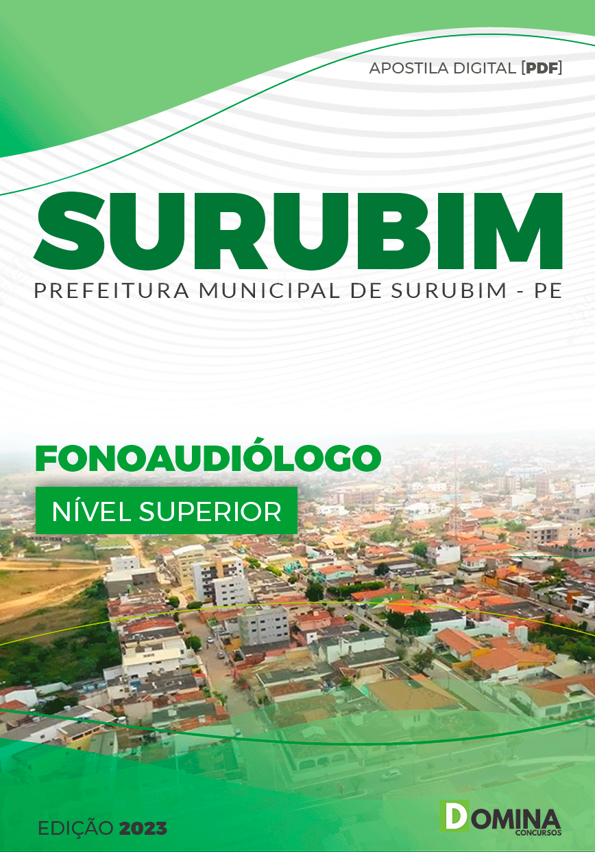 Apostila Concurso Pref Surubim PE 2023 Fonoaudiólogo