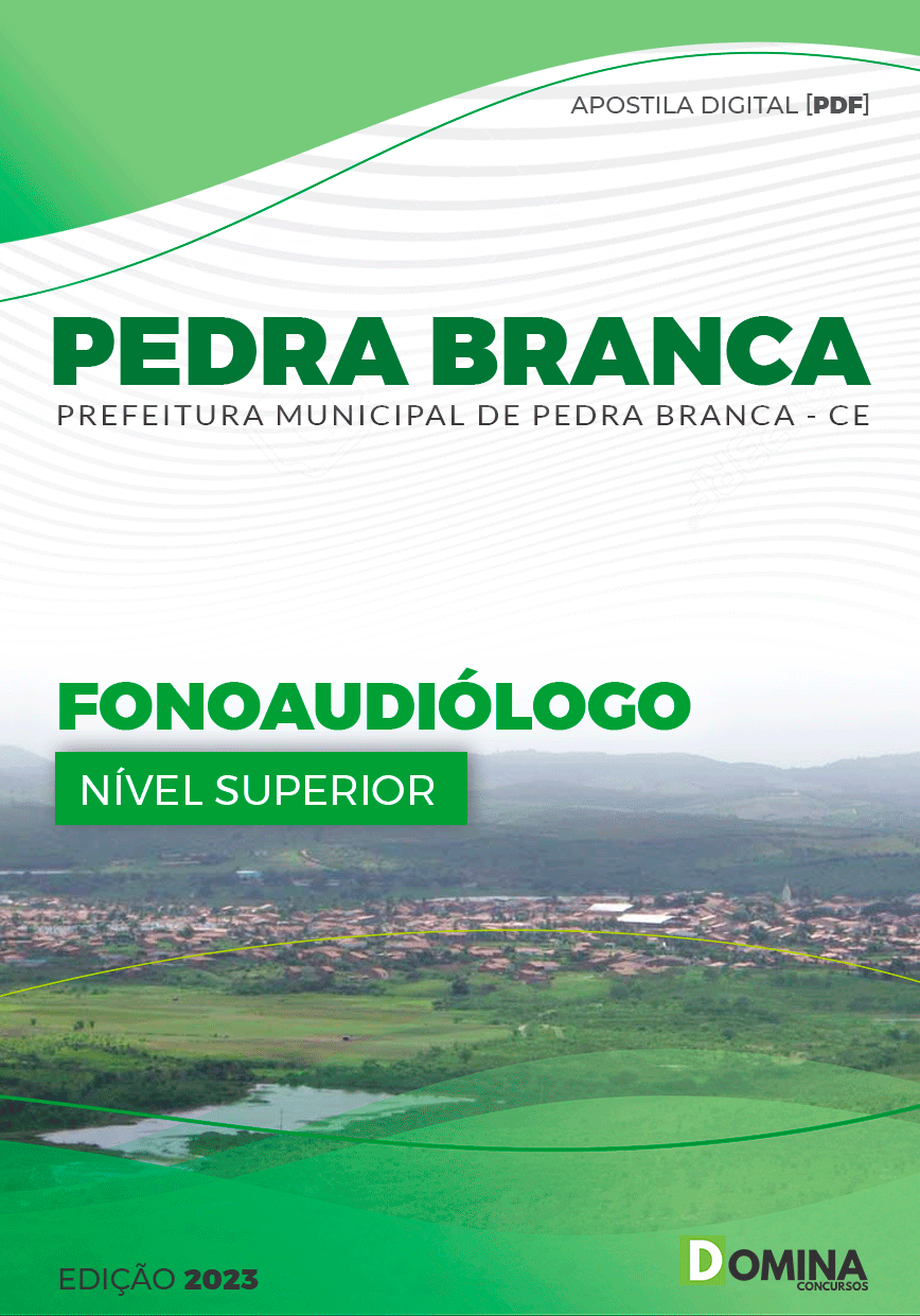 Apostila Concurso Pref Pedra Branca CE 2023 Fonoaudiólogo