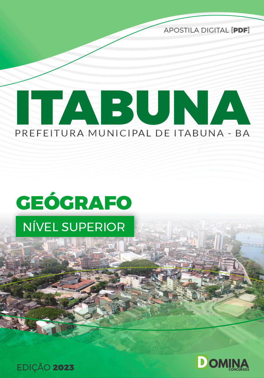 Apostila Concurso Pref Itabuna BA 2023 Geógrafo