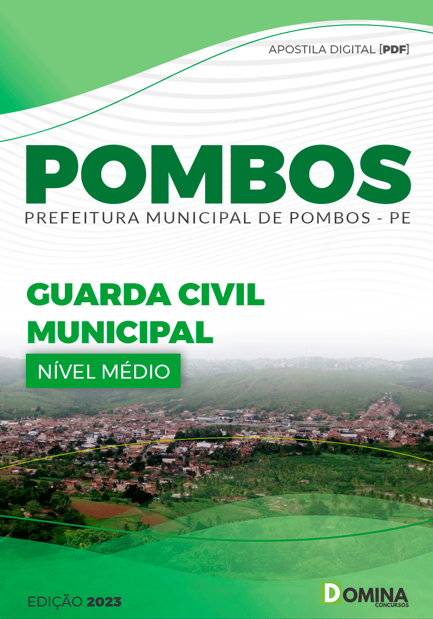 Apostila Concurso Pref Pombos PE 2023 Guarda Civil Municipal