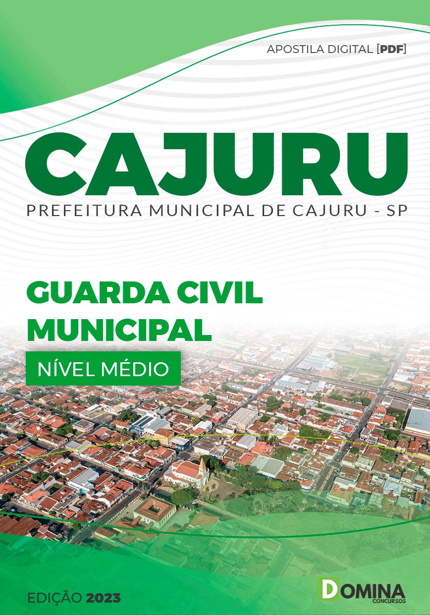 Apostila Concurso Pref de Cajuru SP 2023 Guarda Civil Municipal