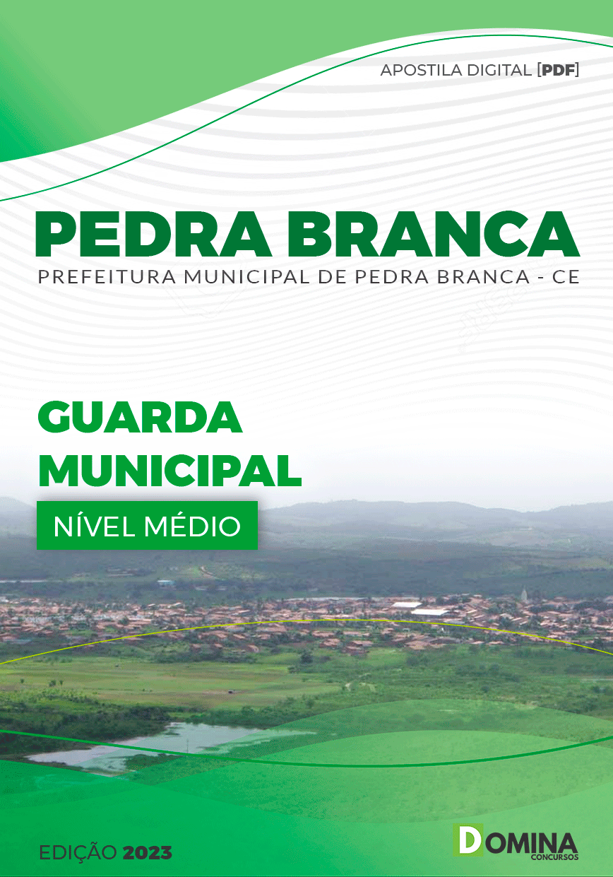 Apostila Pref Pedra Branca CE 2023 Guarda Municipal