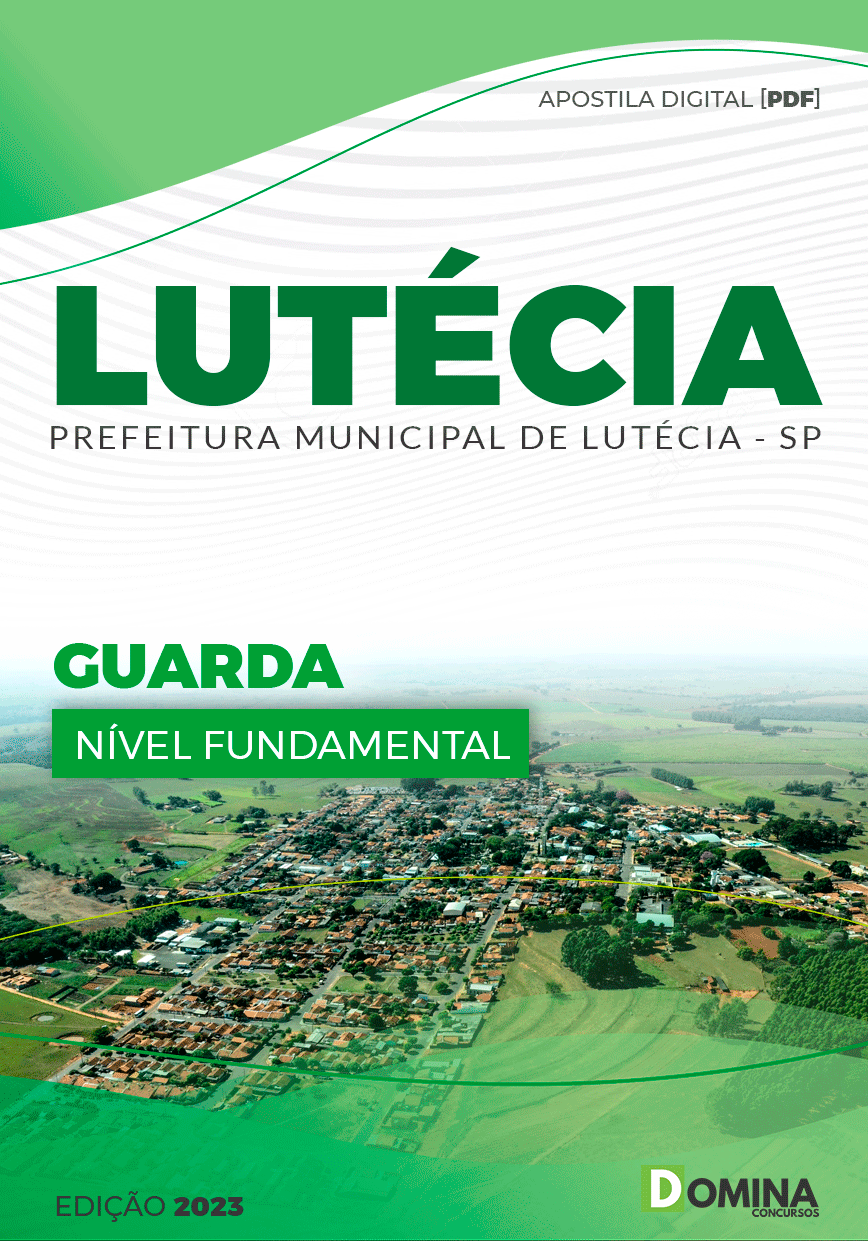 Apostila Concurso Público Pref Lutécia SP 2023 Guarda