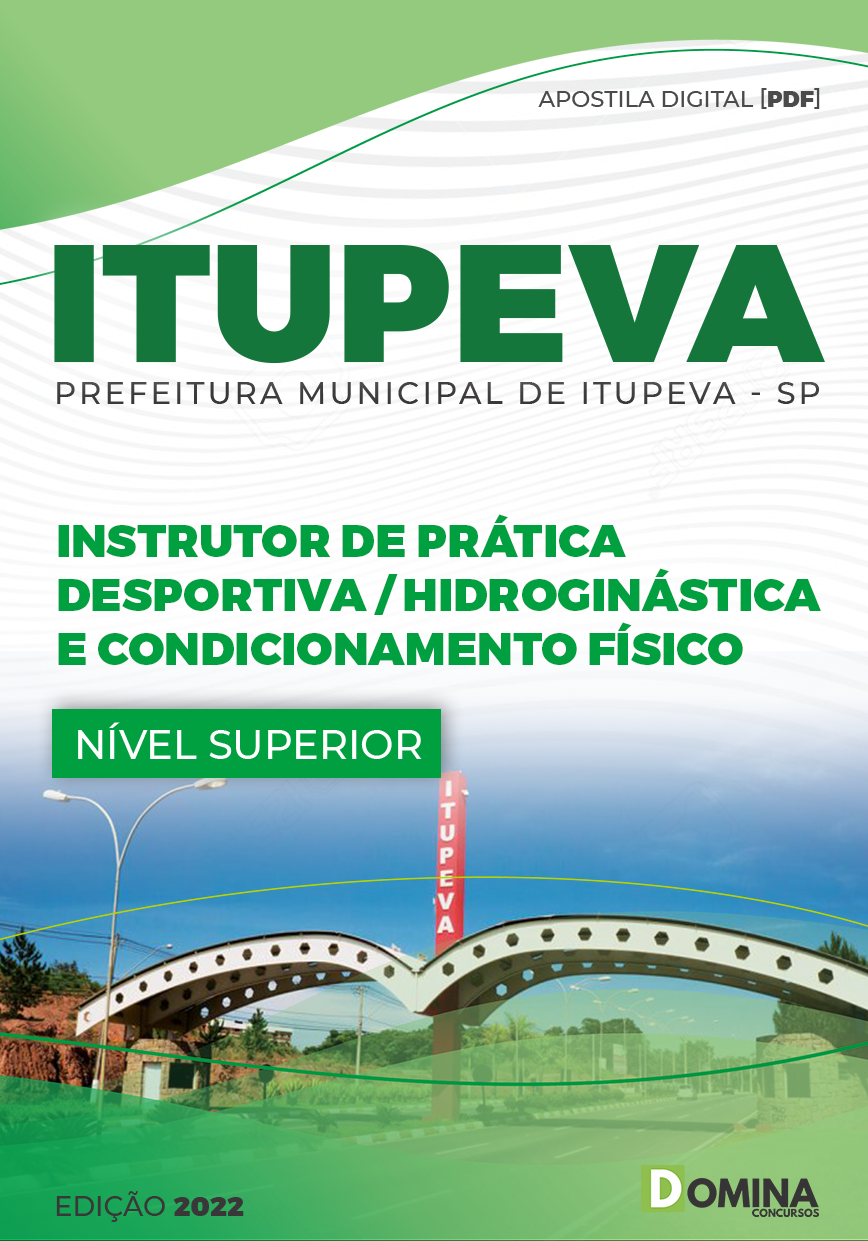 Apostila Pref Itupeva SP 2023 Instrutor Prática Desportiva Hidroginástica