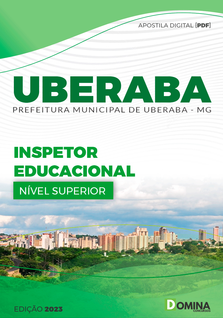 Apostila Pref Uberaba MG 2023 Inspetor Educacional