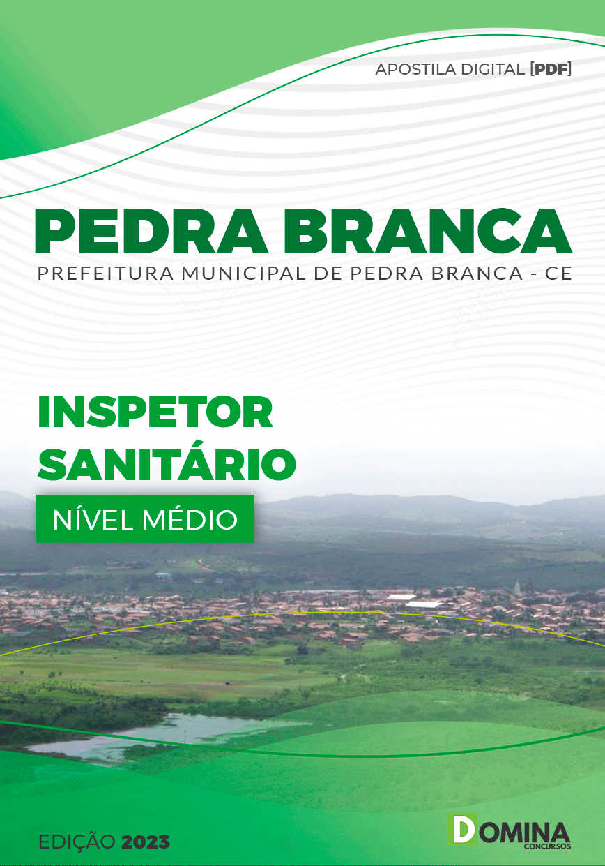 Apostila Concurso Pref Pedra Branca CE 2023 Inspetor Sanitário