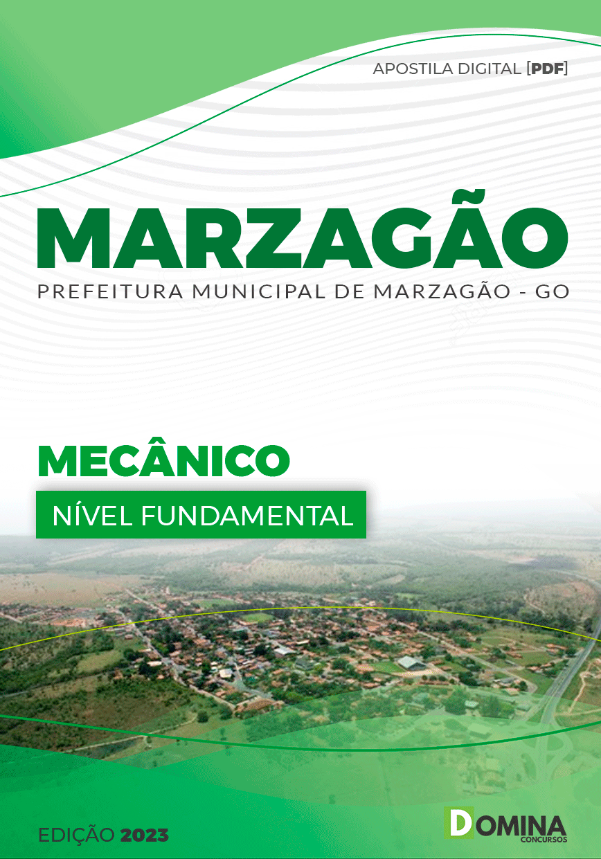 Apostila Digital Pref Marzagão GO 2023 Mecânico