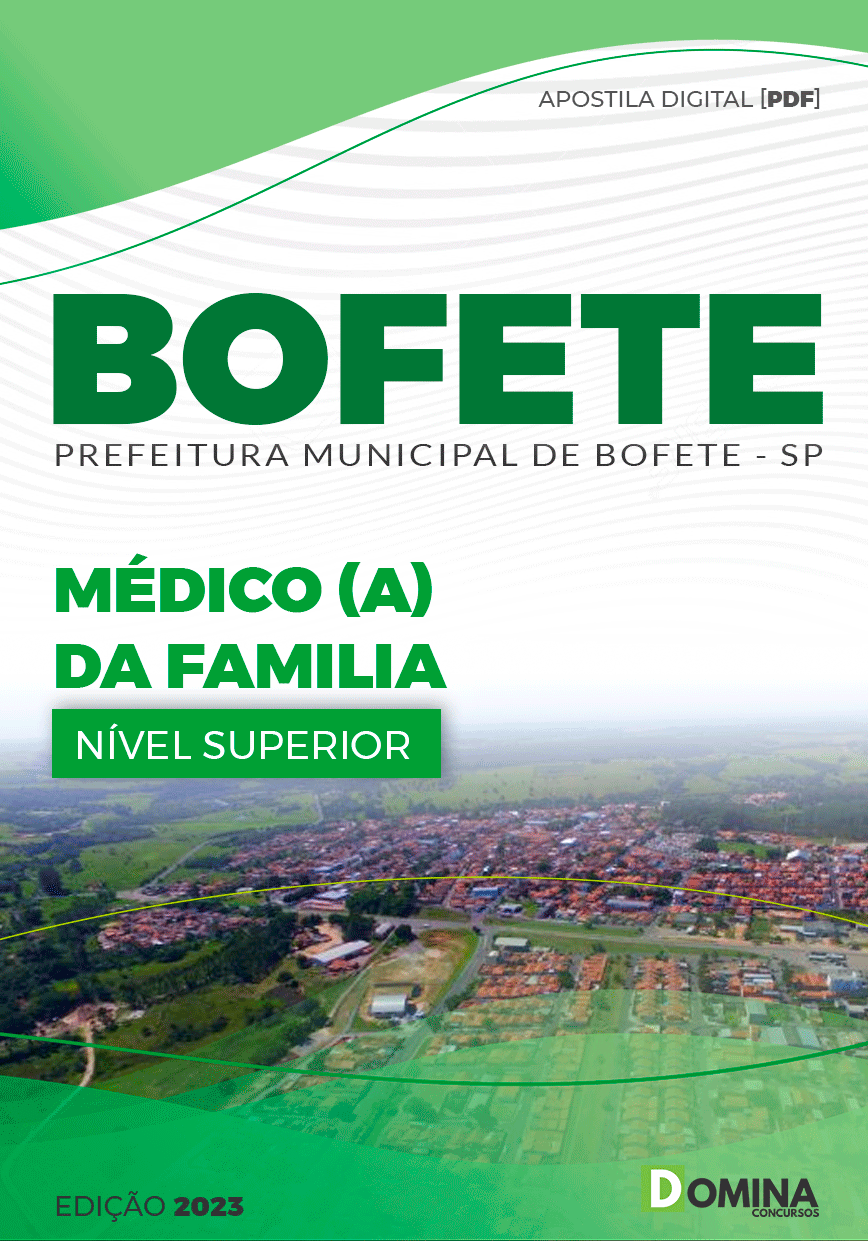 Apostila Concurso Pref Bofete SP 2023 Médico Família