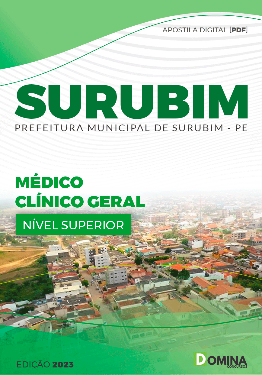 Apostila Concurso Pref Surubim PE 2023 Médico Clínico Geral