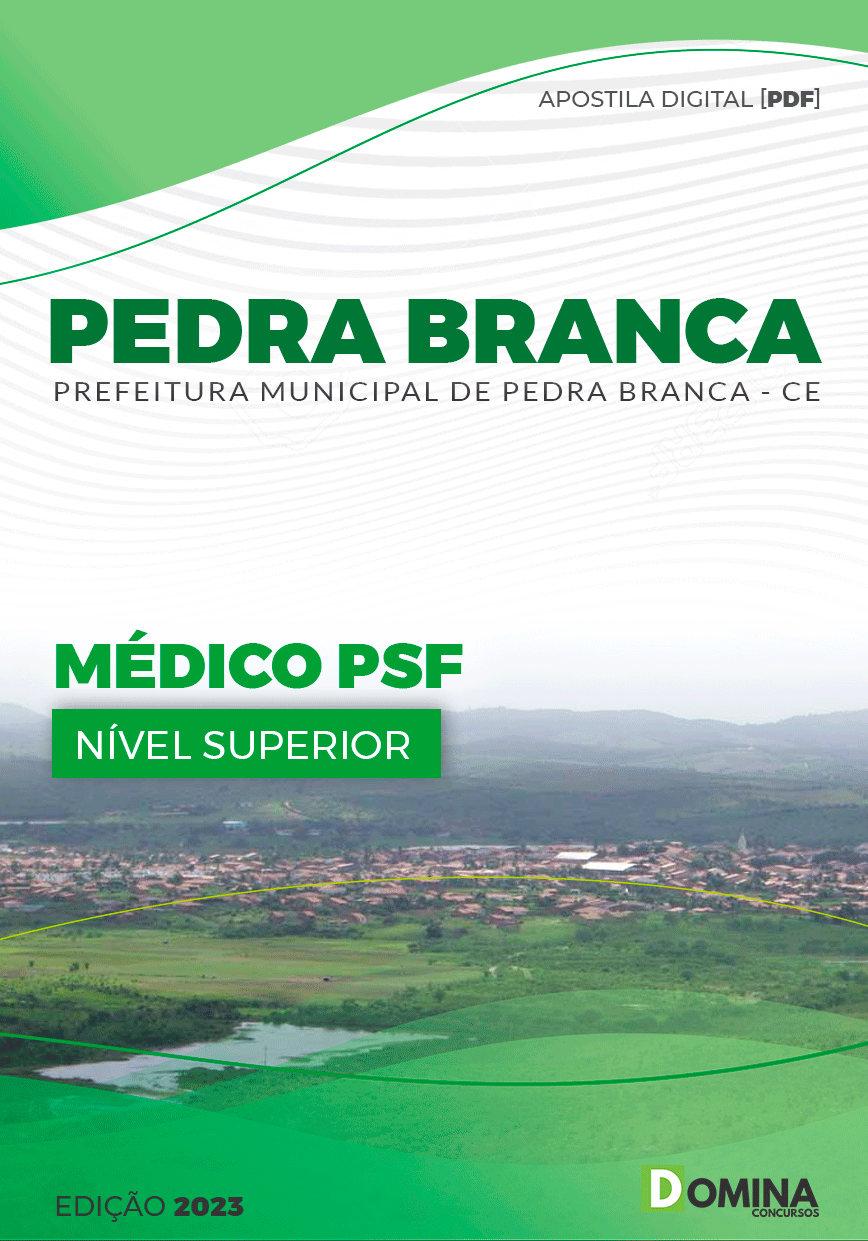 Apostila Pref Pedra Branca CE 2023 Médico Plantonista
