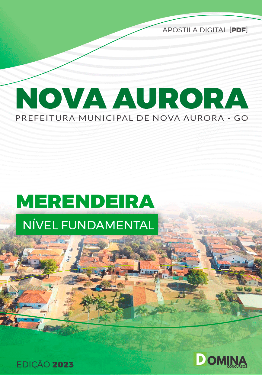 Apostila Concurso Pref Aurora GO 2023 Merendeira