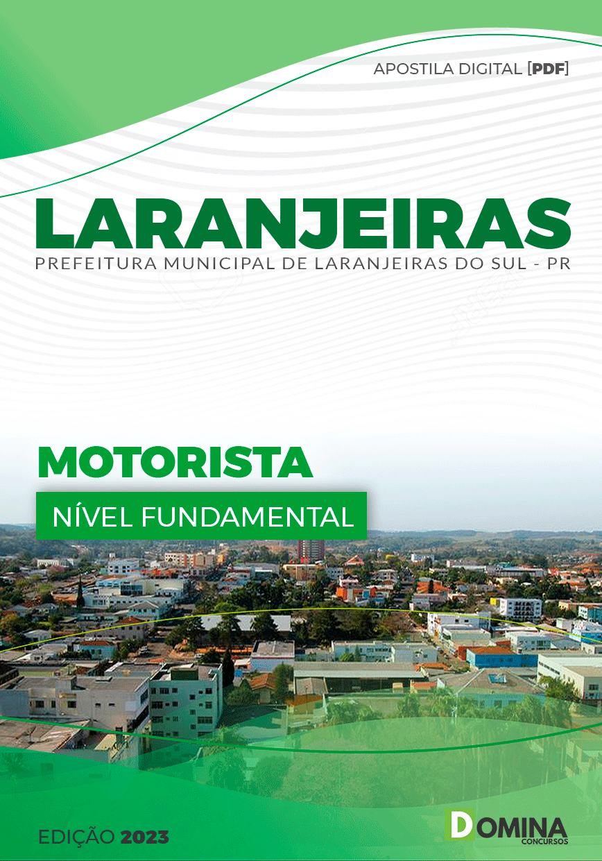 Apostila Pref Laranjeiras do Sul PR 2023 Motorista