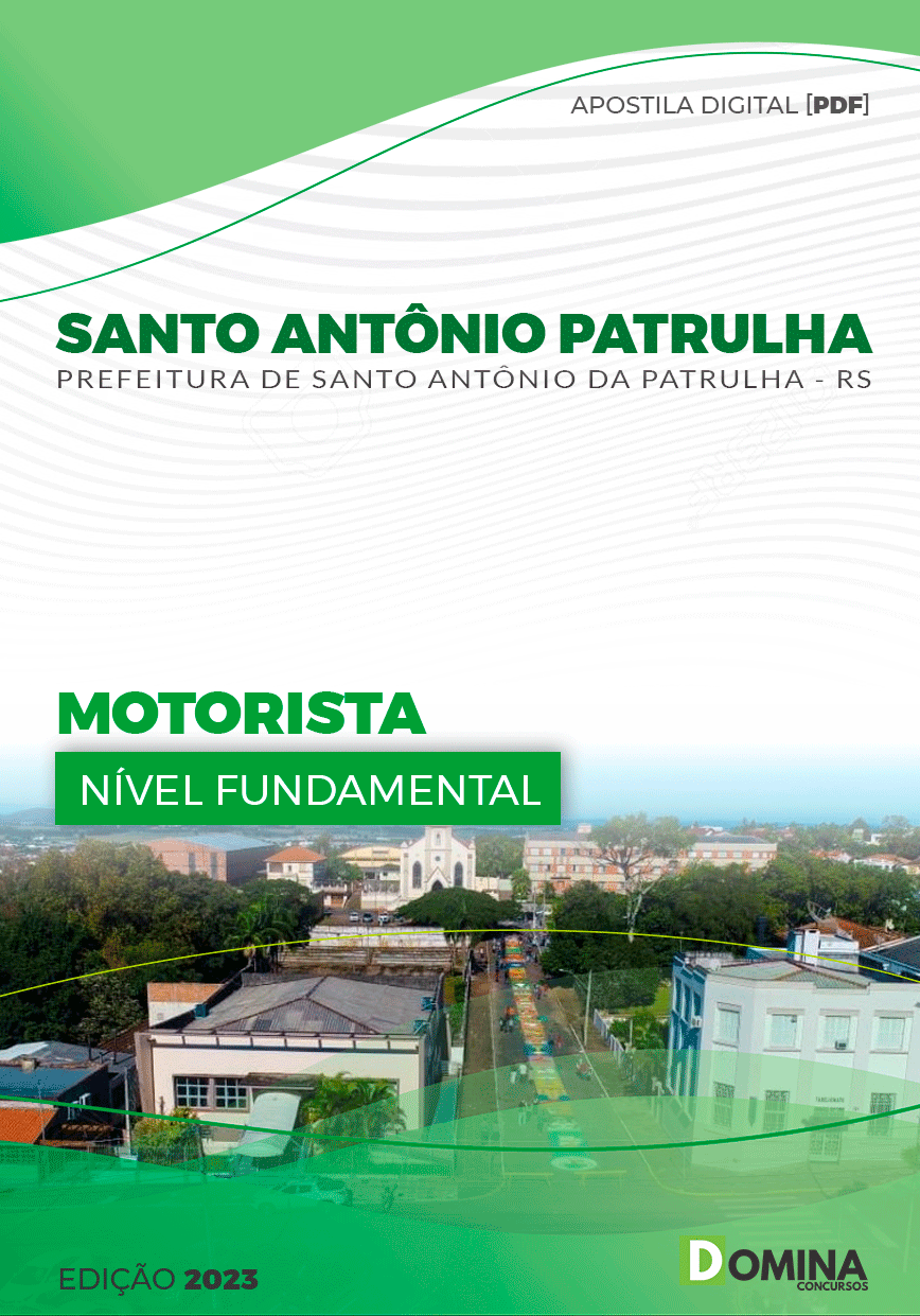 Apostila Pref Santo Antônio da Patrulha RS 2023 Motorista