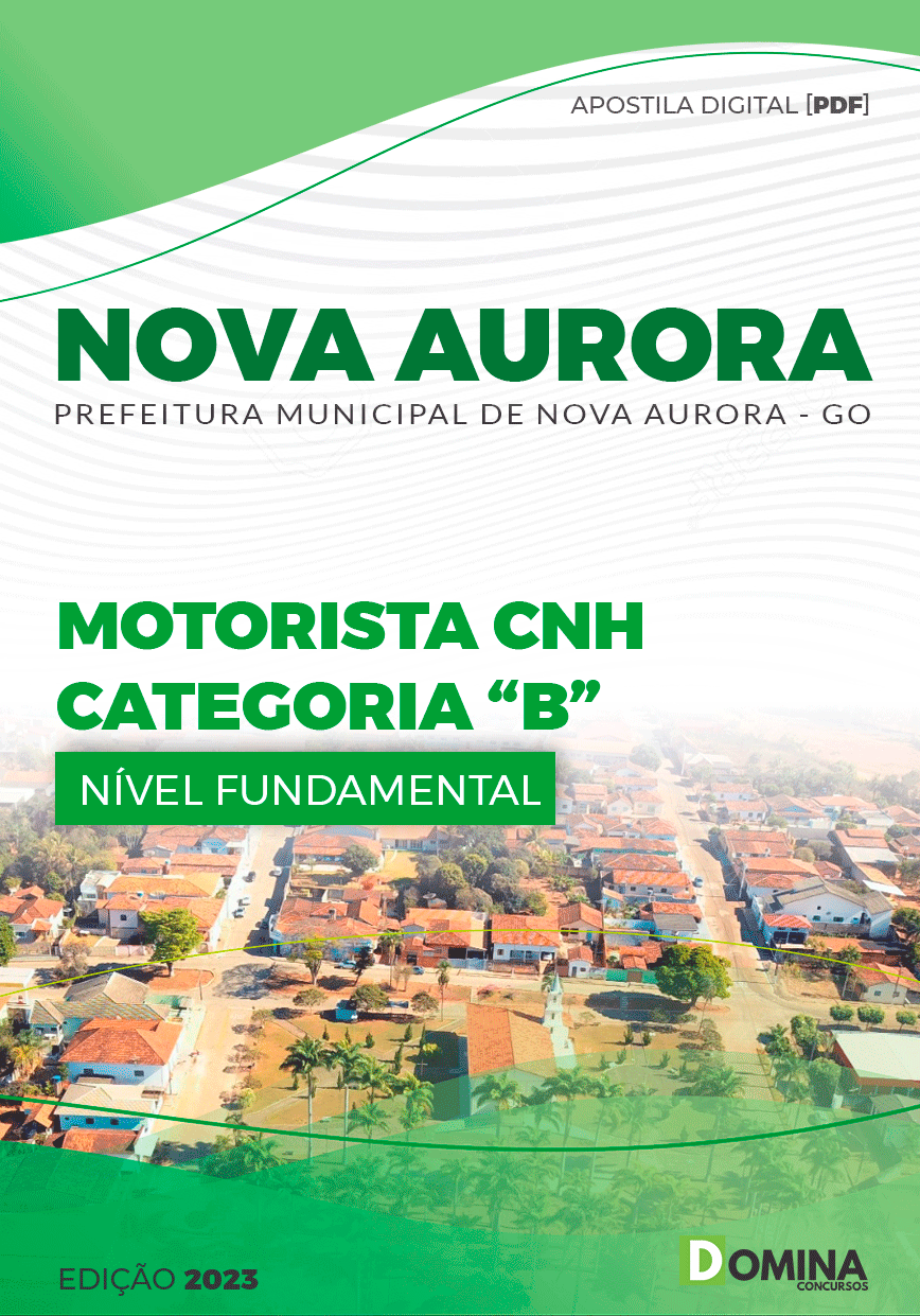 Apostila Concurso Pref Aurora GO 2023 Motorista
