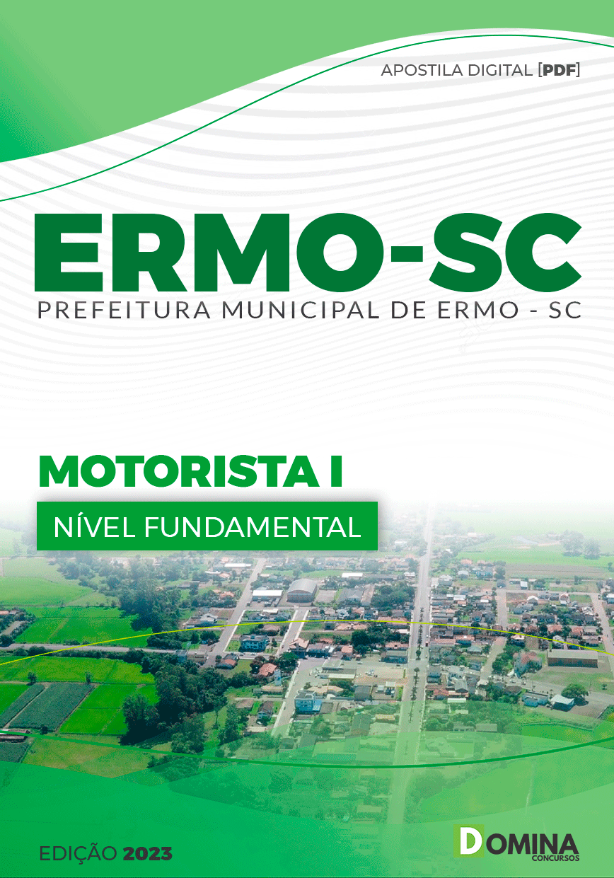 Apostila Concurso Prefeitura Ermo SC 2023 Motorista I