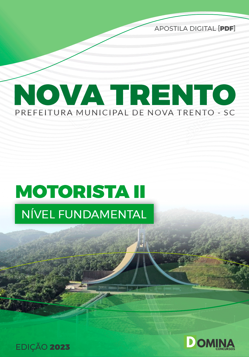 Apostila Pref Nova Trento SC 2023 Motorista II