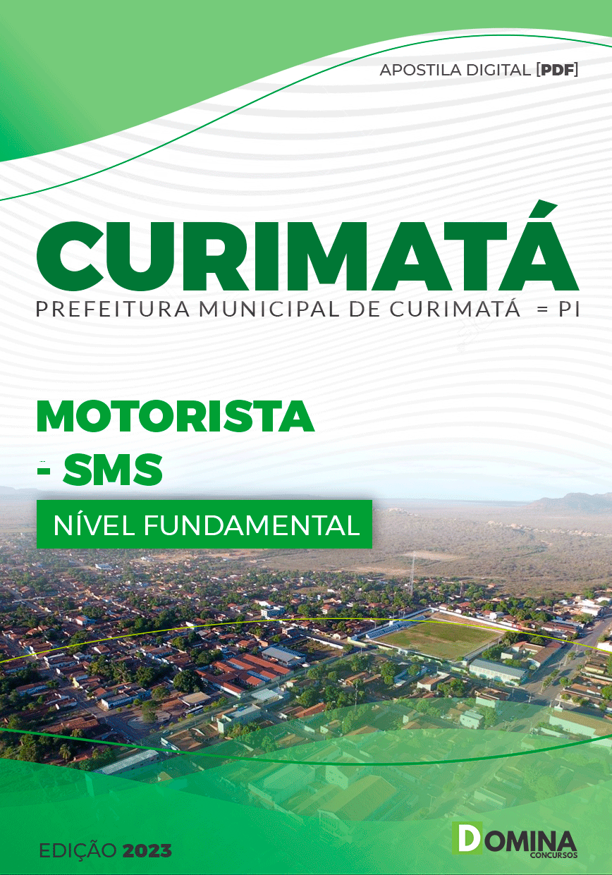 Apostila Concurso Pref Curimatá PI 2023 Motorista SMS