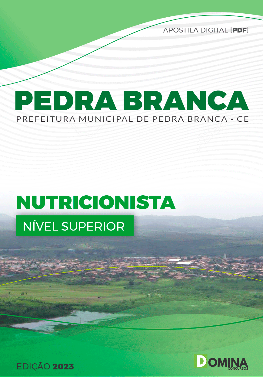 Apostila Concurso Pref Pedra Branca CE 2023 Nutricionista