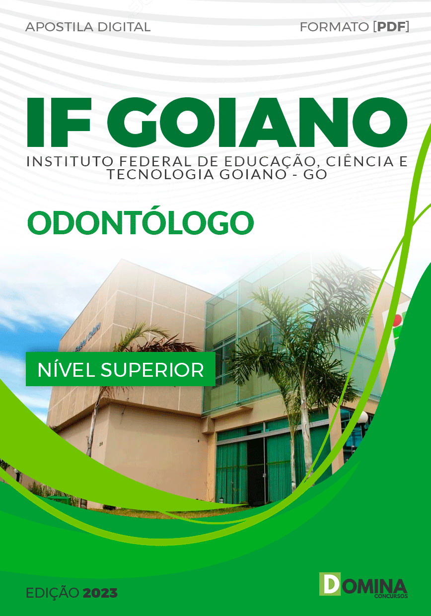 Apostila Concurso IF Goiano GO 2023 Odontólogo