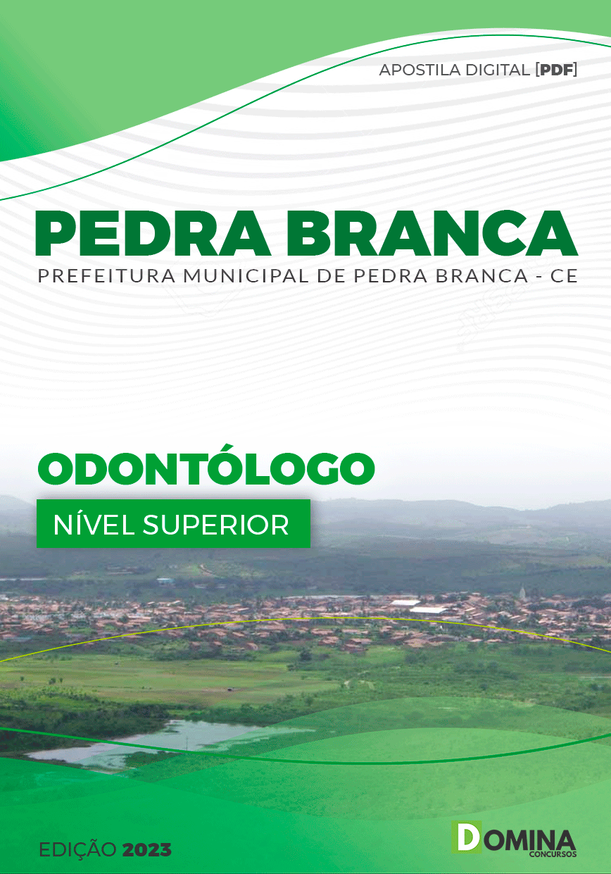Apostila Concurso Pref Pedra Branca CE 2023 Odontólogo