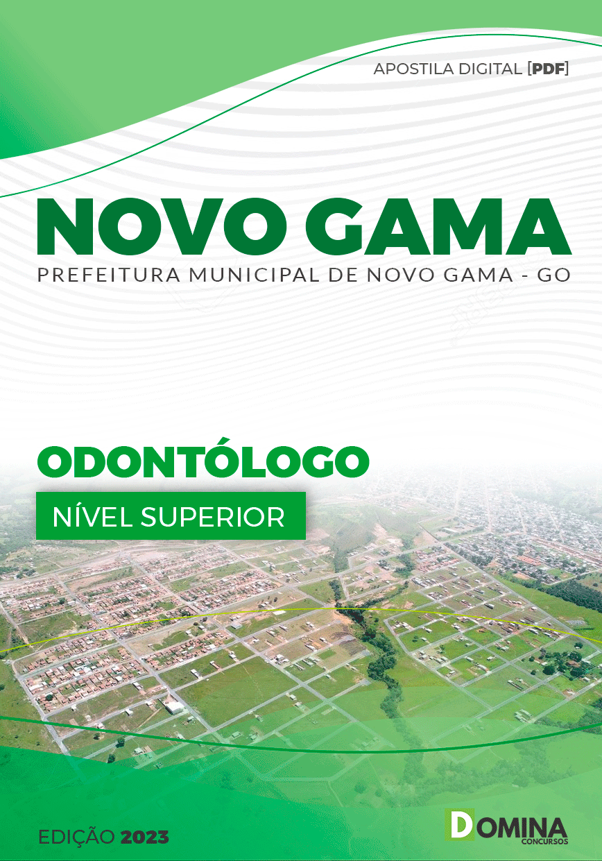 Apostila Pref Novo Gama GO 2023 Odontólogo