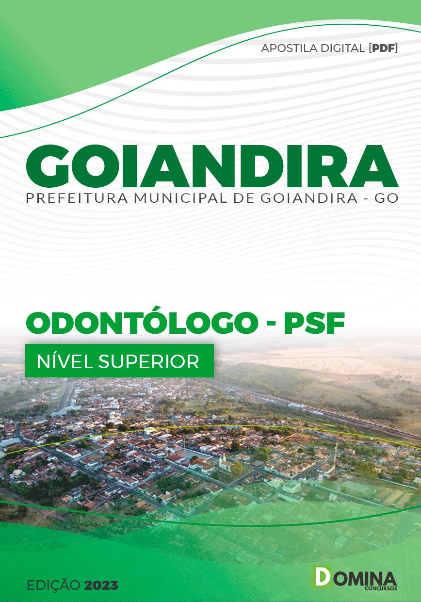 Apostila Concurso Pref Goiandira GO 2023 Odontólogo PSF