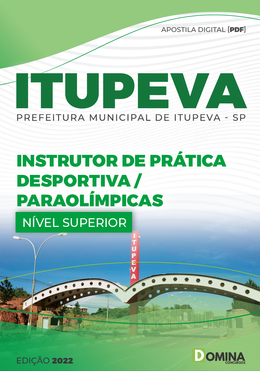 Apostila Pref Itupeva SP 2023 Instrutor Prática Desportiva Paraolímpicas
