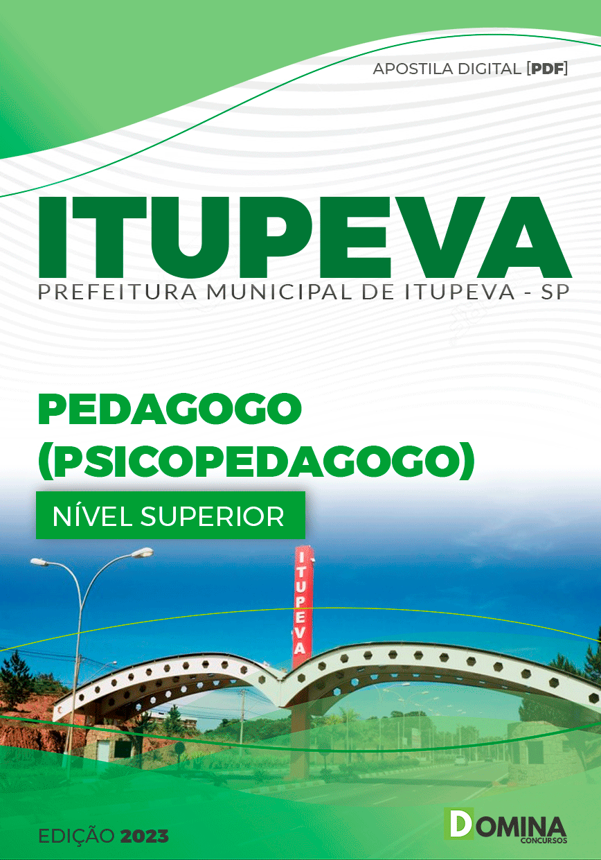 Apostila Concurso Pref Itupeva SP 2023 Pedagogo