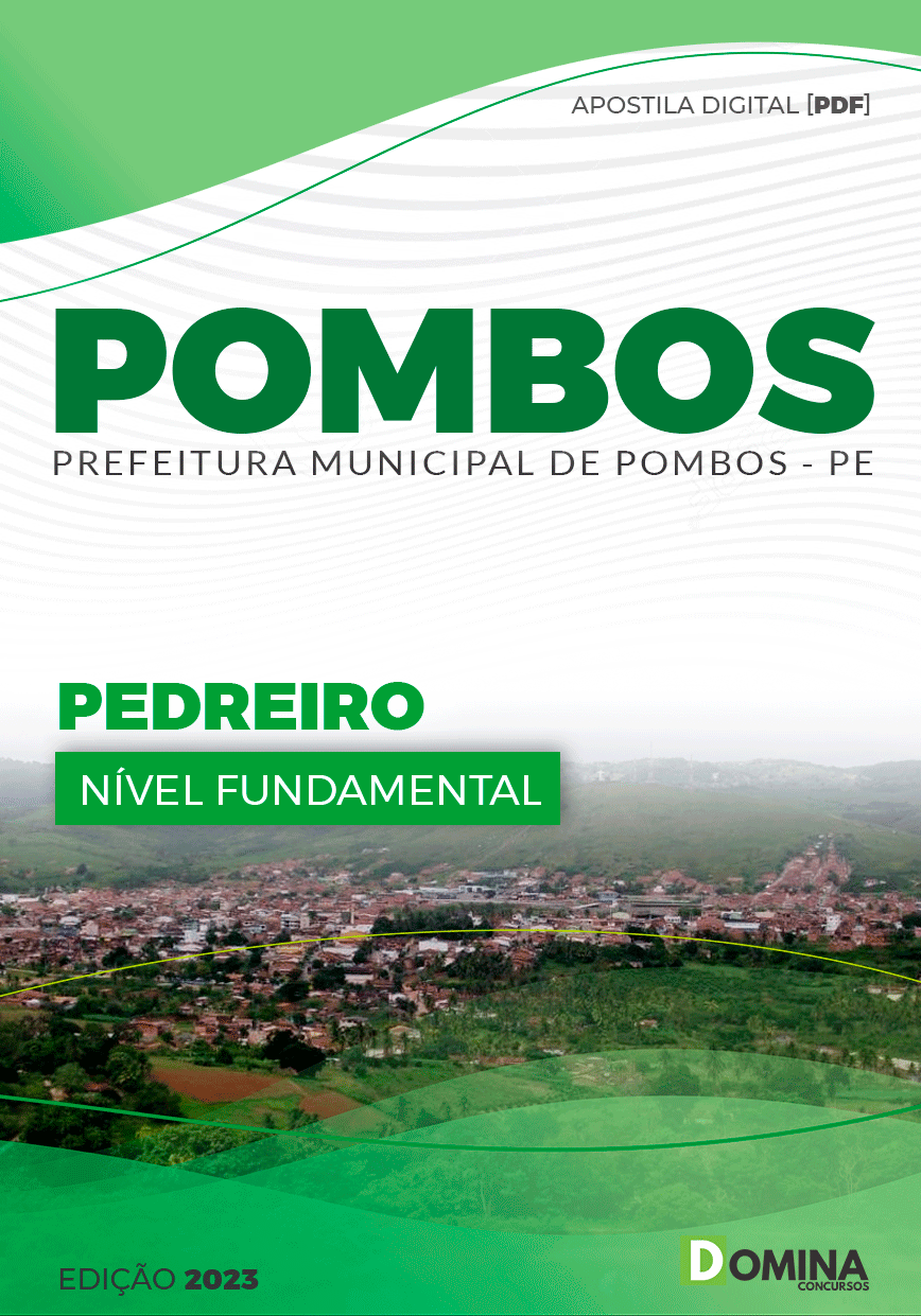 Apostila Concurso Pref Pombos PE 2023 Pedreiro