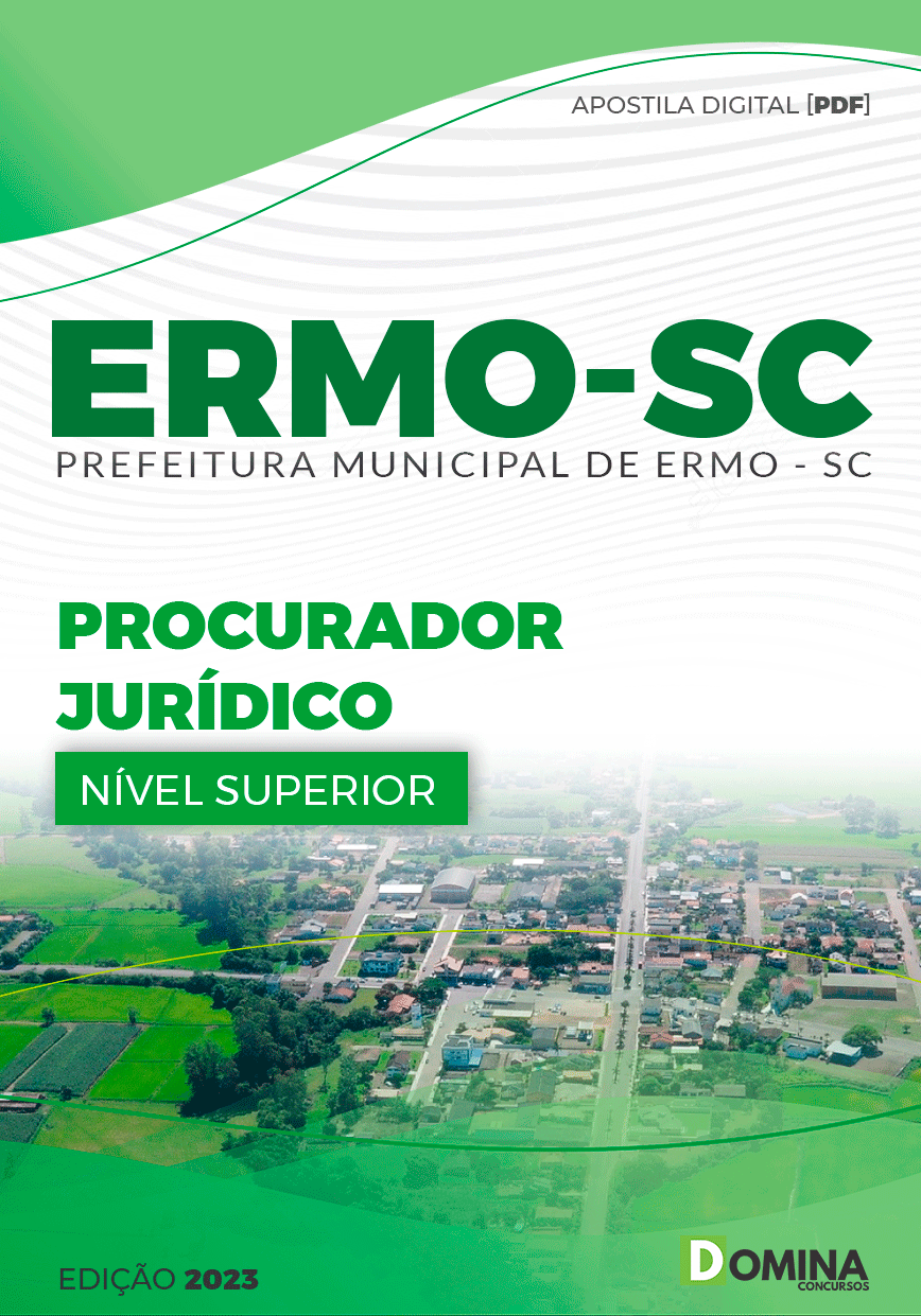 Apostila Concurso Prefeitura Ermo SC 2023 Procurador Jurídico