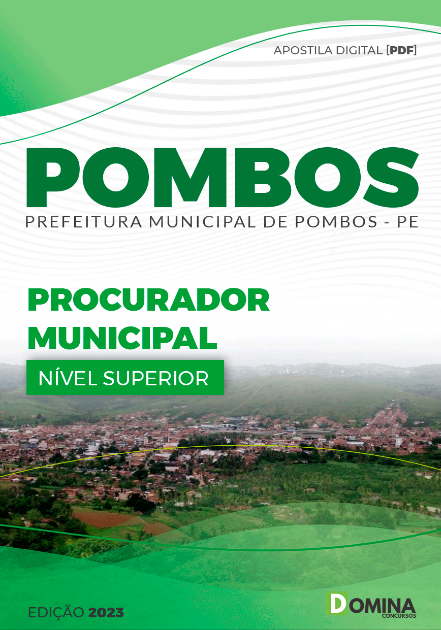 Apostila Concurso Pref Pombos PE 2023 Procurador Municipal
