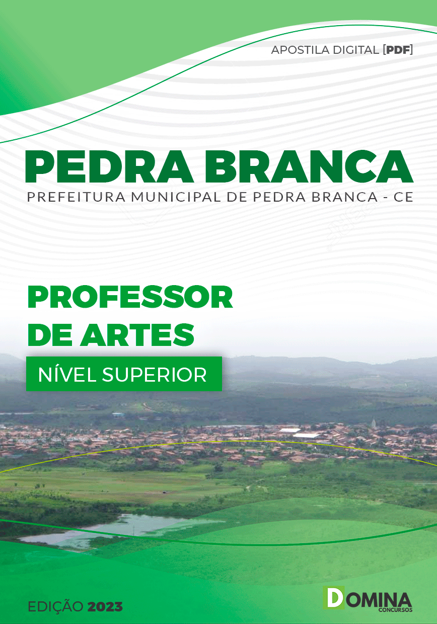 Apostila Pref Pedra Branca CE 2023 Professor Artes