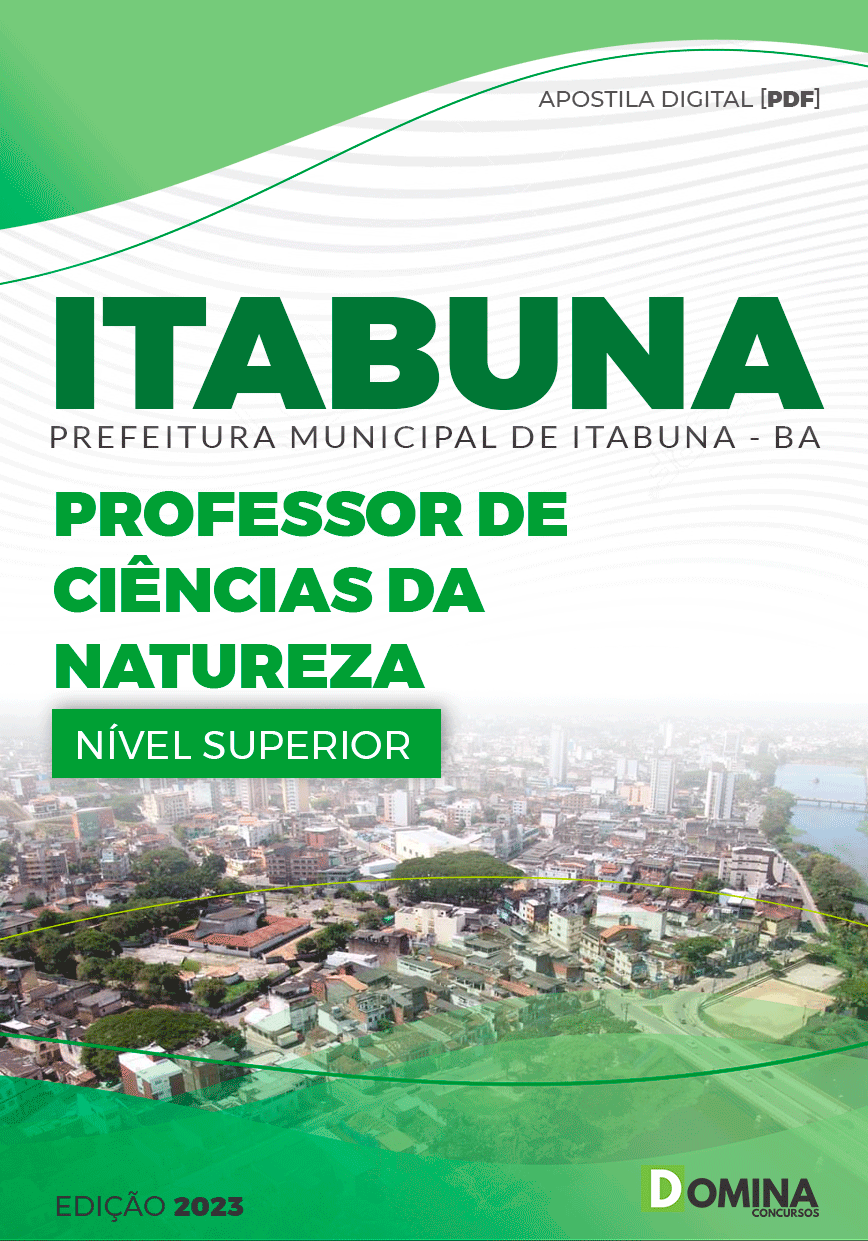 Apostila Pref Itabuna BA 2023 Professor Ciências Natureza