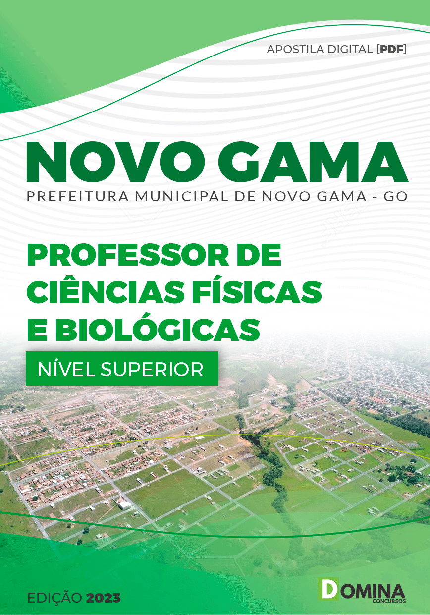 Apostila Pref Novo Gama GO 2023 Professor Ciências Físicas Biológicas