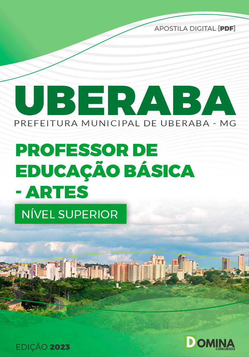Apostila Pref Uberaba MG 2023 Professor Ed Básica Anos Iniciais Artes