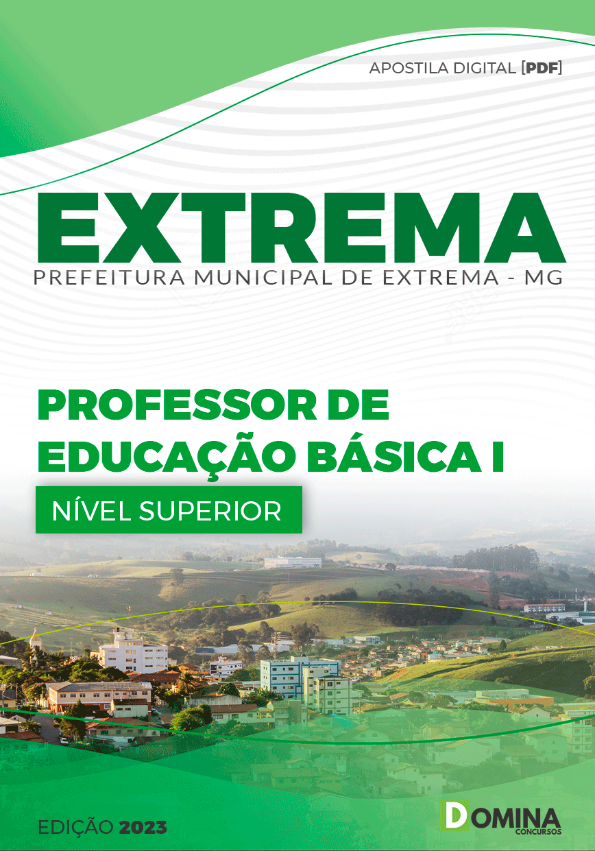 Apostila Pref Extrema MG 2023 Professor Educação Básica I