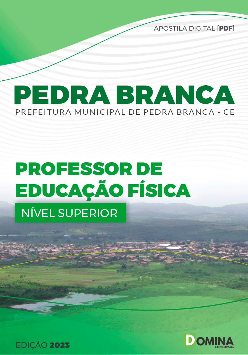 Apostila Pref Pedra Branca CE 2023 Professor Educação Física