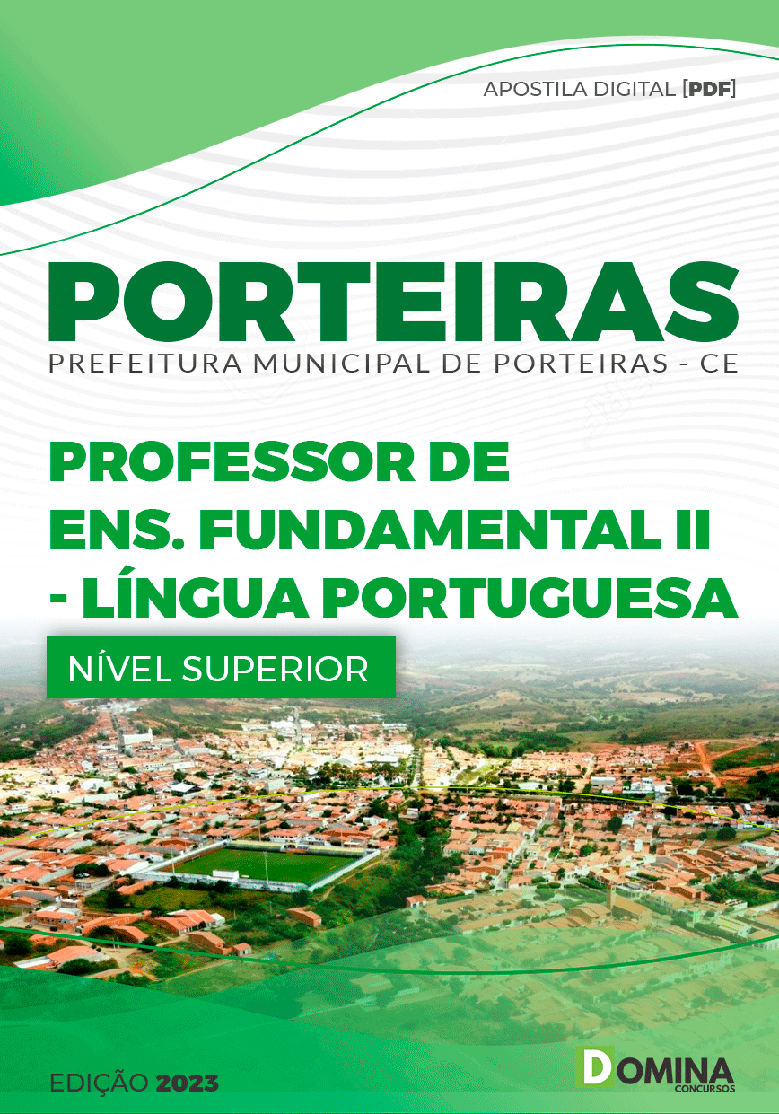 Apostila Pref Porteiras CE 2023 Professor Ensino Fund II Matemática