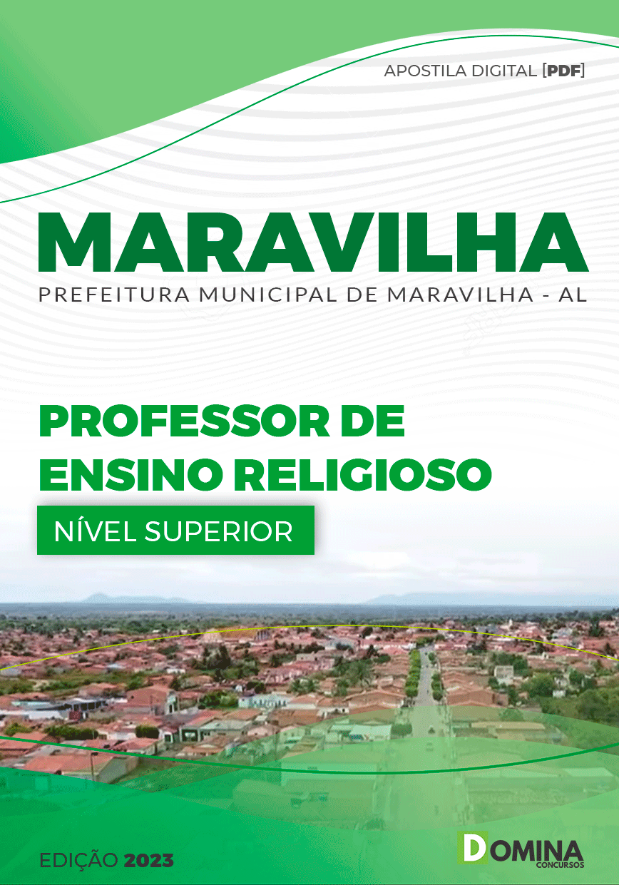 Apostila Pref Maravilha AL 2023 Professor Ensino Religioso