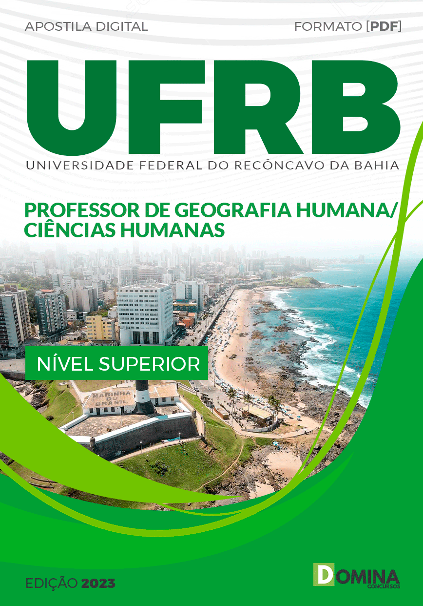 Apostila UFRB 2023 Professor de Geografia Humana Ciências Humanas